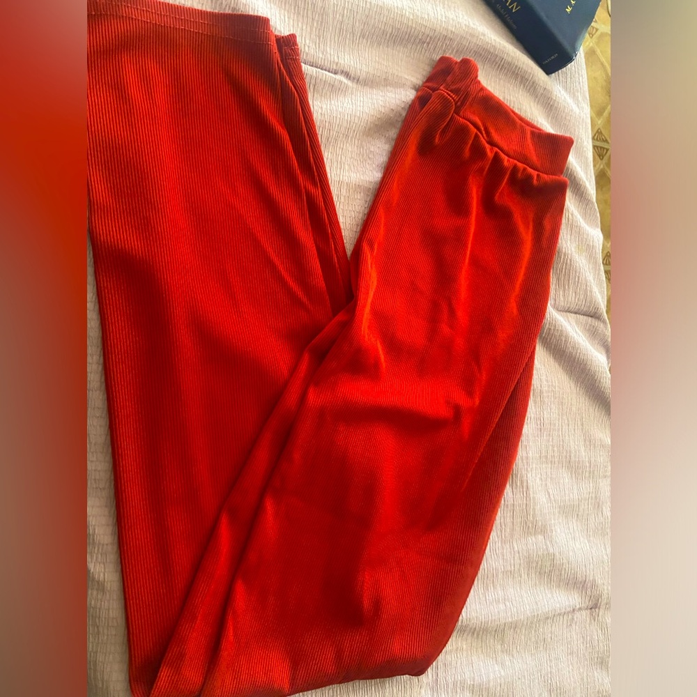 Vibrant Red Leggings
